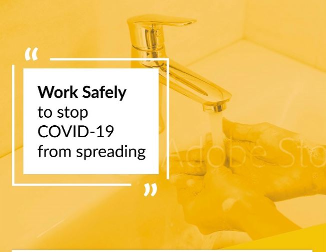 Hand Washing Guide – Work Safely to Stop COVID-19 from Spreading